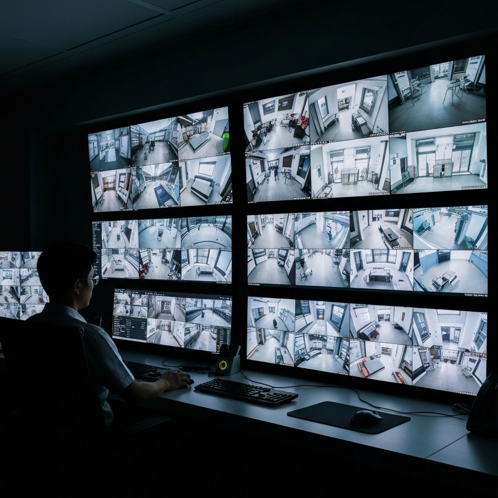Security monitoring control room